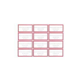 Füzetcímke ZÁTONYI 12db-os egyszínű 20 ív/csomag