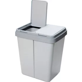 Szemeteskuka 2 x 25 literes műanyag szelektív DUO-BIN