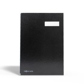   Aláírókönyv, 20lap, A4 Pagna 24192 műanyag borító fekete