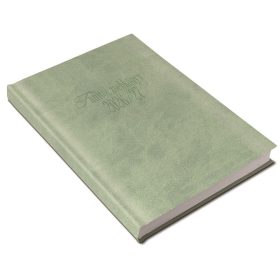   Tanítói zsebkönyv A5, műbőr 145mmx205mm, fehér lapokkal mentol 2026/2027 Realsystem