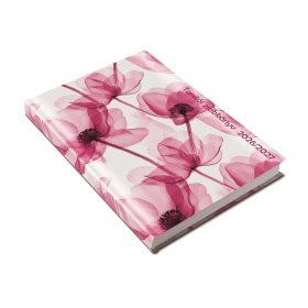   Tanítói zsebkönyv A5, műbőr 145mmx205mm, fehér lapokkal szirmok 2026/2027 Realsystem