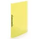 Gyűrűskönyv A4, 2 gyűrűs 2cm gerinc áttetsző PP, Karton P+P Lines sárga