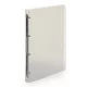 Gyűrűskönyv A4, 4 gyűrűs 2cm gerinc áttetsző PP, Karton P+P Lines füst