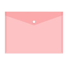 Irattartó tasak A5, PP patentos transzparens Icarus piros