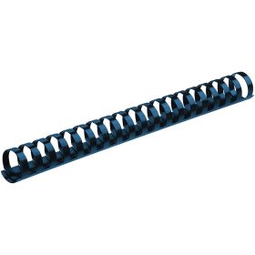   Spirál, műanyag, 14mm, 81-100lap, 100 db/doboz, Fellowes® kék