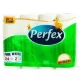 Toalettpapír 2 rétegű kistekercses 100% cellulóz 24 tekercs/csomag Boni Perfex