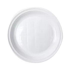 Tányér lapos D 22 cm műanyag 100 db/csomag fehér