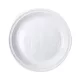 Tányér lapos D 22 cm műanyag 100 db/csomag fehér