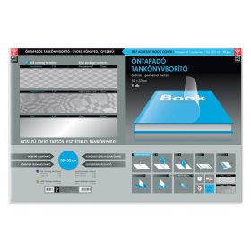   Tankönyvborító öntapadó, 50x33cm, 10 ív/csomag, Ars Una, geometrikus