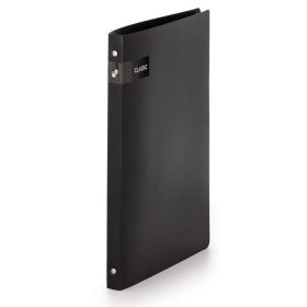  Gyűrűskönyv A4, 4 gyűrűs 2cm gerinc PP, Karton P+P Opaline fekete