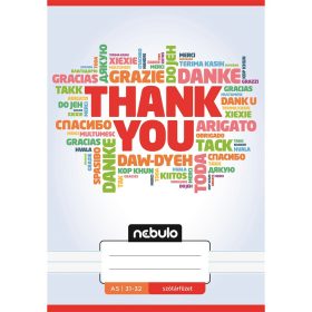   Füzet, A5, szótár, 31-32, Mix minták, 16 db/csomag Nebulo