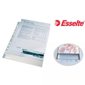   Genotherm lefűzhető, A4, 55 micron víztiszta Esselte 56066 100 db/csomag,