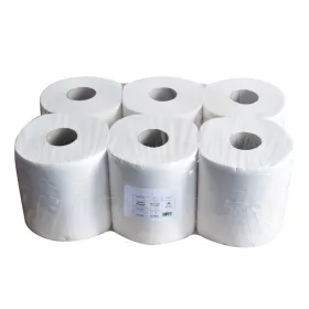   Kéztörlő 2 rétegű tekercses átmérő: 19 cm 100% cellulóz 84 m/tekercs 6 tekercs/karton hófehér