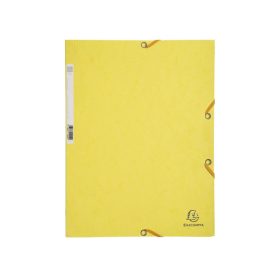 Gumis mappa karton  prespán A/4 Exacompta citromsárga