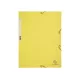 Gumis mappa karton  prespán A/4 Exacompta citromsárga