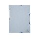 Gumis mappa karton  prespán A/4 Exacompta világosszürke