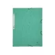 Gumis mappa karton  prespán A/4 Exacompta zöld
