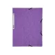 Gumis mappa karton  prespán A/4 Exacompta lila