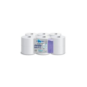   Toalettpapír 2 rétegű közületi átmérő: 20 cm 100% cellulóz 150 m/tekercs 12 tekercs/csomag Jumbo Super Mini_Paperdi