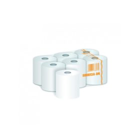   Kéztörlő 2 rétegű tekercses átmérő: 19 cm 100 % cellulóz duda nélküli 6 tekercs/karton_080613A-DN hófehér