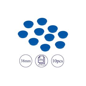   Mágnes 38mm, erősség: 2500 g. HMS36 03 Franken 10 db/csomag, kék