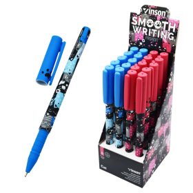   Golyóstoll kupakos, 0,7mm Vinson Cat A27 vegyes test displ 20 db/display