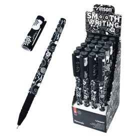   Golyóstoll kupakos, 0,7mm Vinson Hannah A71 vegyes test displ 20 db/display