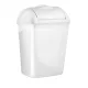 Szemeteskuka intim tasak gyűjtő billenő fedéllel műanyag 8 literes fehér