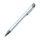 Golyóstoll nyomógombos fém ezüst test, Channel, írásszín kék