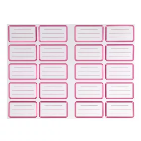   Füzetcímke 20 db-os (20 címke/ív) egyszínű 20 ív/csomag, Bluering