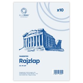 Rajzlap A3, famentes fóliázva Bluering® 10 ív/csomag,