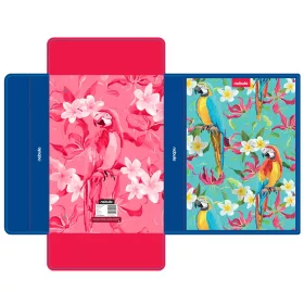 Füzetbox A4, hullámkarton, Papagáj, Nebulo