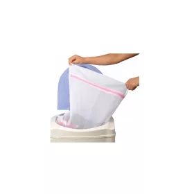 Mosózsák műanyag zipzáros 60 x 90 cm 2 db/csomag fehér