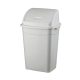 Szemeteskuka billenő fedéllel műanyag 16 literes fehér UP118-001