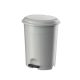 Szemeteskuka pedálos műanyag 12 literes fehér UP126-001