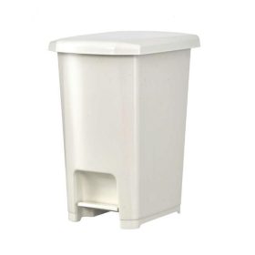 Szemeteskuka pedálos műanyag 9 literes fehér UP400