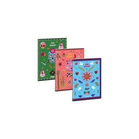   Füzet iskolai A4, 40lap, sima Ars Una  VIVA MEXICO 10db/csomag