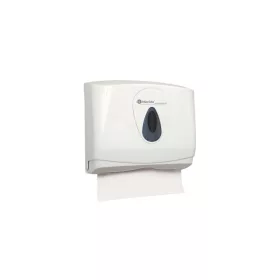   Adagoló hajtogatott kéztörlőhöz műanyag fehér Identity Merida