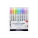 Ecsettoll készlet kétvégű Zebra Mildliner Brush&Marker Zebra 10 különböző szín