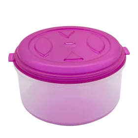   Ételtároló doboz kerek fedéllel 1 literes mikrós-fagyasztós_Tároló mini