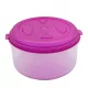 Ételtároló doboz kerek fedéllel 1 literes mikrós-fagyasztós_Tároló mini