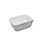 Elviteles doboz alj szögletes 1000 ml PP 50 db/csomag fehér