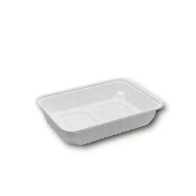   Elviteles doboz alj, szögletes 500 ml PP 50 db/csomag, fehér