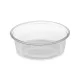 Elviteles doboz alj, kerek, szószos, öntetes tál 50 ml alj, PP 100 db/csomag, áttetsző