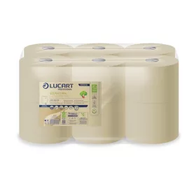   Toalettpapír 2 rétegű közületi átmérő 18,2 cm laponkénti adagolás 12 tek/csom EcoNatural L-ONE MI Lucart_812506 havana