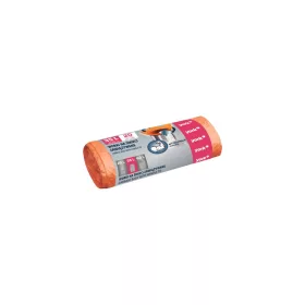   Szemeteszsák köthető füles 35 liter 50 x 60 cm 10 mikron 20 db/tekercs York_ 090660 narancssárga