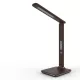 Asztali LED lámpa, Nathan, kijelzős, 6W, 5000K, AVIDE, barna