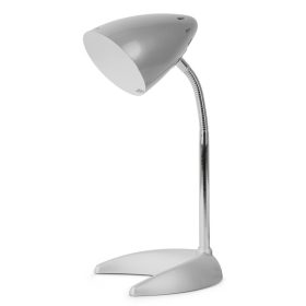 Asztali lámpa, Basic, C-talpas, max. 40W, AVIDE, ezüst