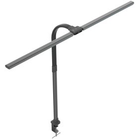 Asztali LED lámpa, duplafejű, 18W, AVIDE, fekete