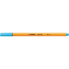 Rostirón, tűfilc 0,4mm, STABILO Point 88 azúrkék